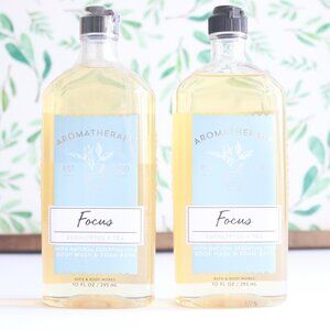 BBW | Focus Eucalyptus & Tea Essential Oil Foaming Body Wash NWT | 10 fl oz